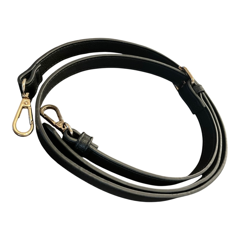 Adjustable‎ Replacement Handbag Strap Crossbody Shoulder Bag Black Gold
